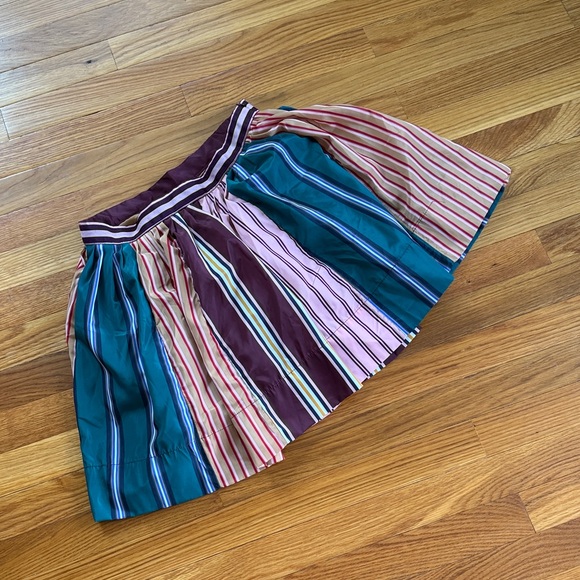 Anthropologie Taffeta Striped A-Line Mini
Skirt - Picture 4 of 9